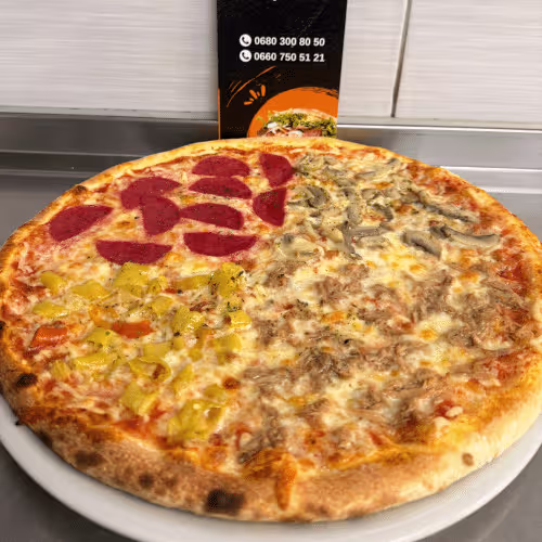 Pizza Quattro Stagioni (4 Jahreszeiten)