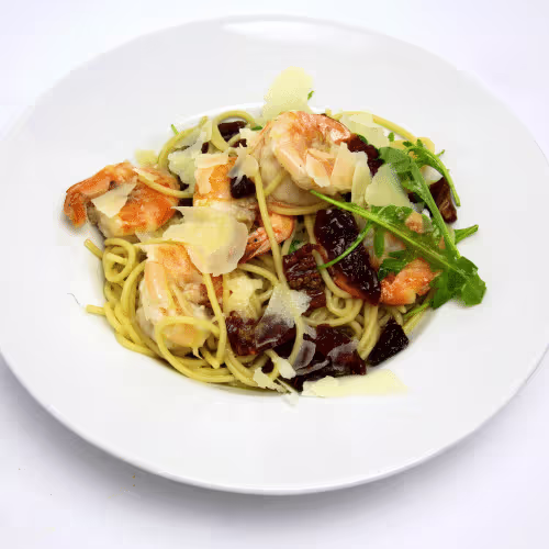 Pasta Aglio Olio e Gamberetti
