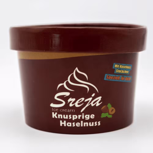 Sreja Eis Knusprige Haselnuss 400ml