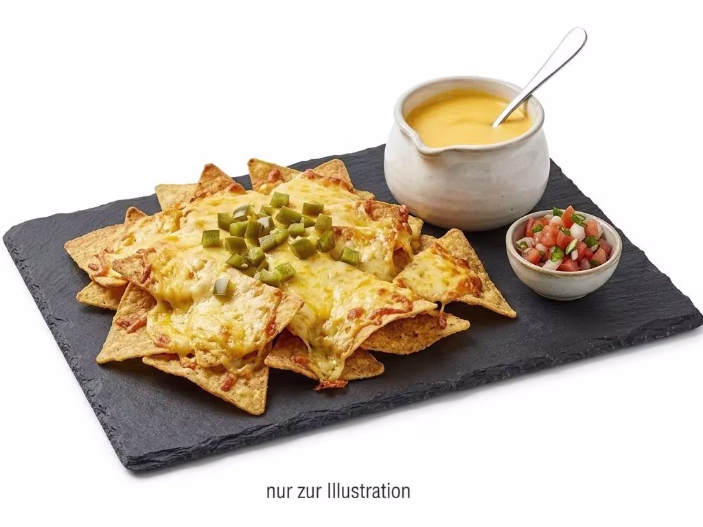 Cheddar-Käse Nachos