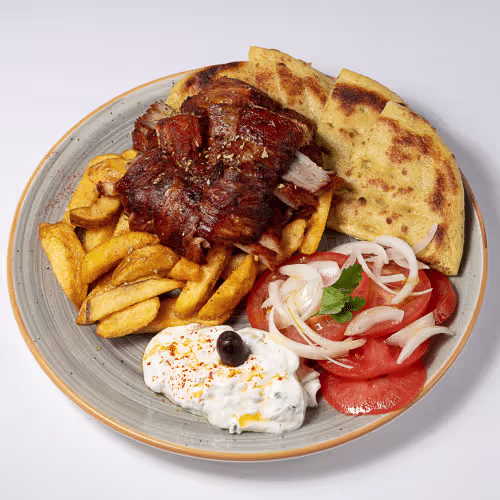 Gyros Teller Pork