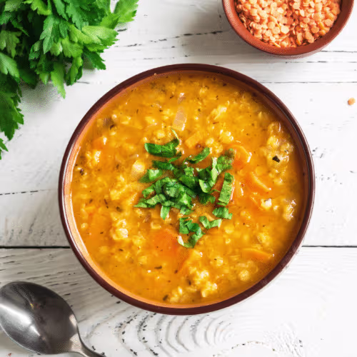 Linsensuppe (vegan)