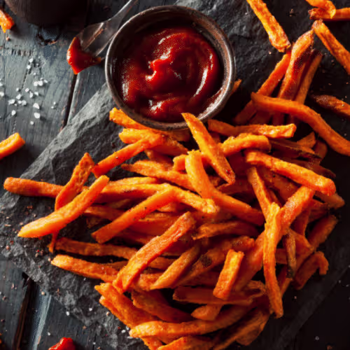 Süßkartoffeln Pommes frites