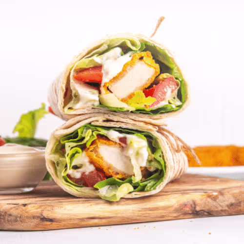 NOchicken Crispy Wrap (vegan)