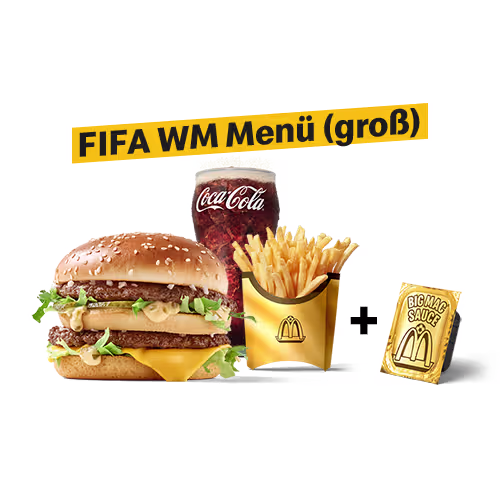 Big Mac FIFA WM Menü (groß)