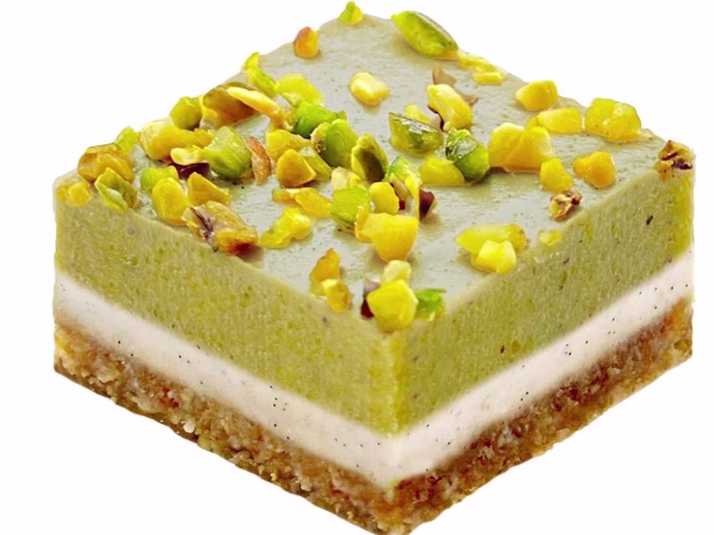 Pistazien-Vanille Scheibe Vegan