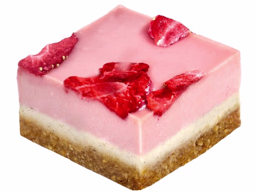Erdbeer-Vanille Scheibe Vegan