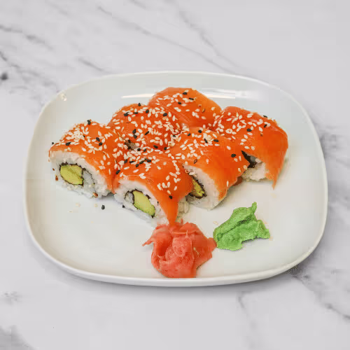 12 Stück Lachs Sesam