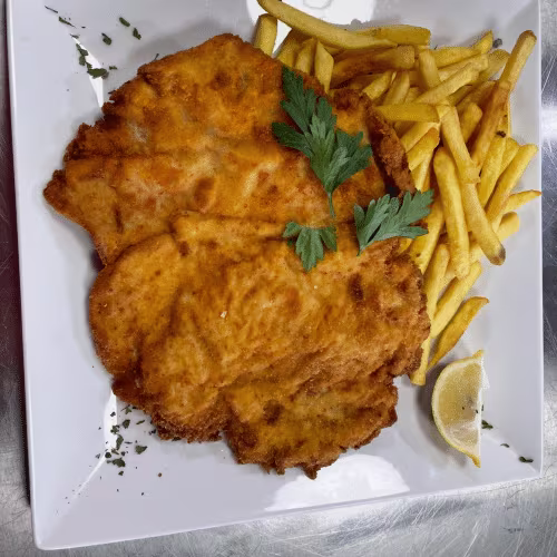 Schnitzel Teller