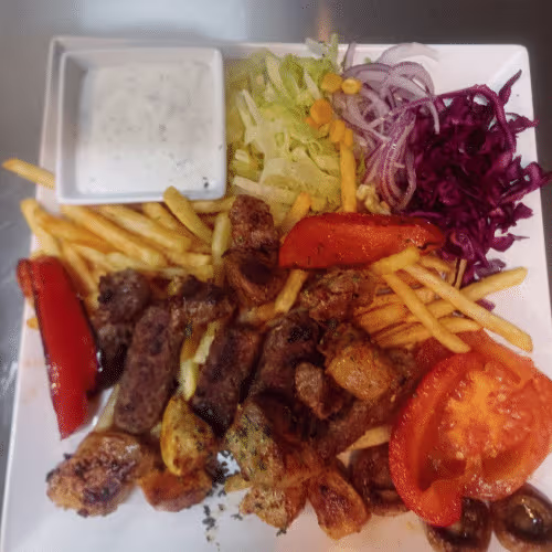 Gemischter Grillteller (für 2 Personen)