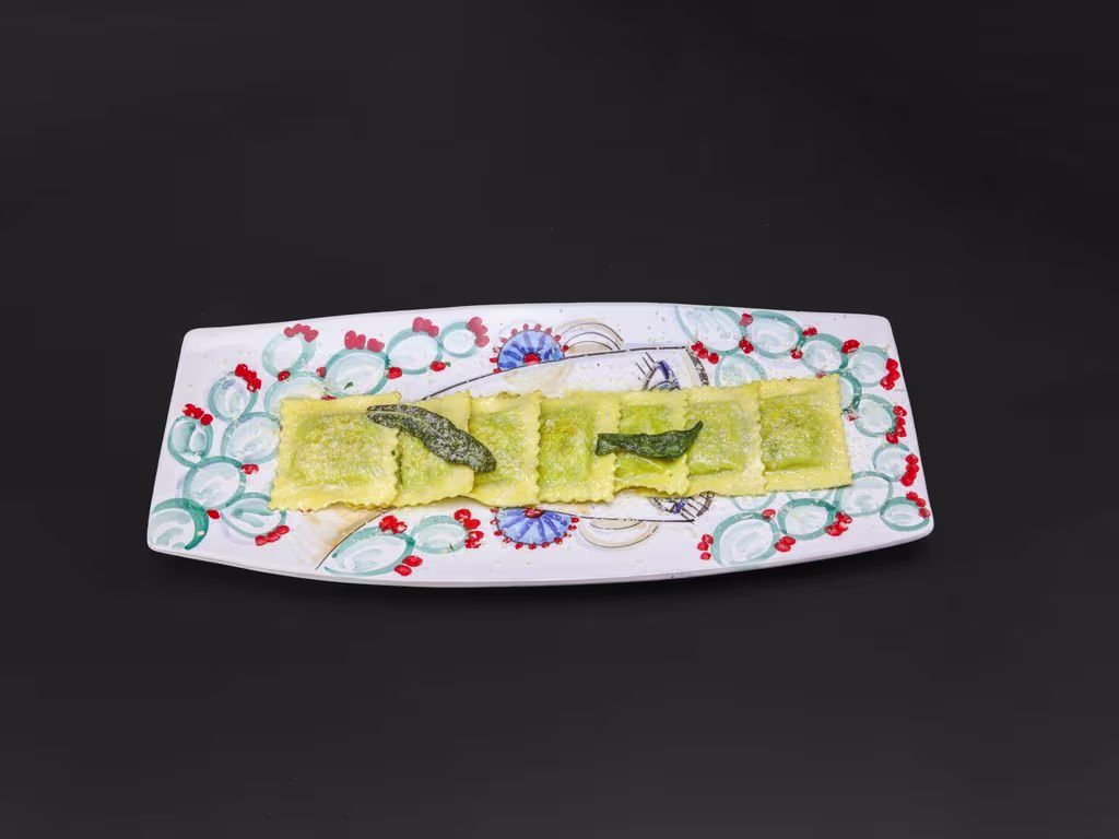 Ravioli spinaci e ricotta