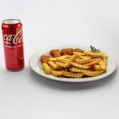 Chicken Nuggets mit Pommes frites
