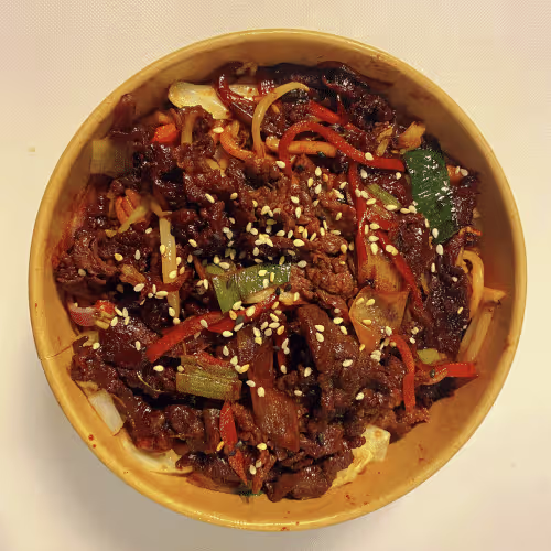 Nudelbox mit Bulgogi