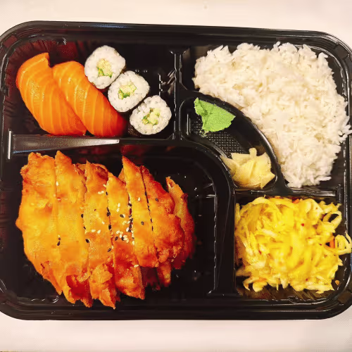Knuspriges Huhn Bento