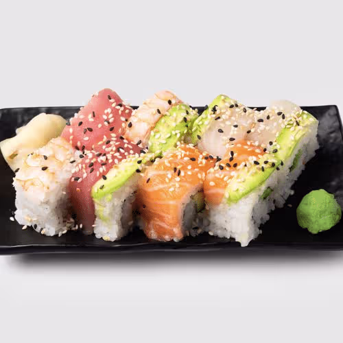 Rainbow Roll (8 Stück)