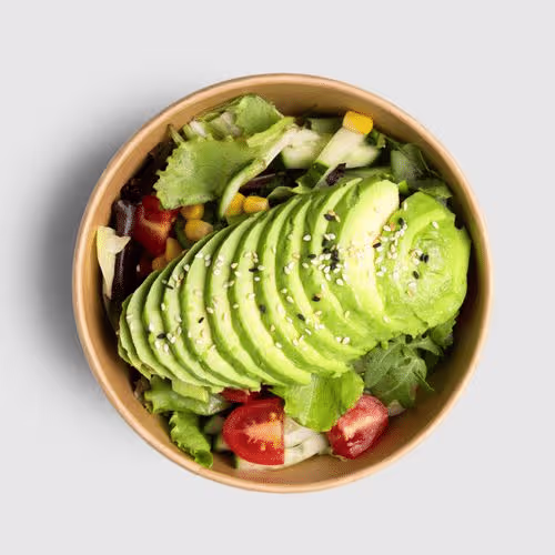 Salat mit Avocado
