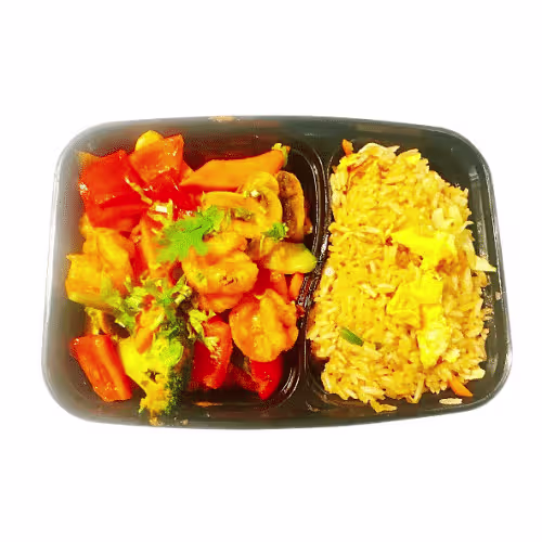Thai Red Curry Garnelen