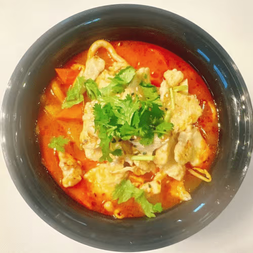Ramen mit Thai Curry Huhn