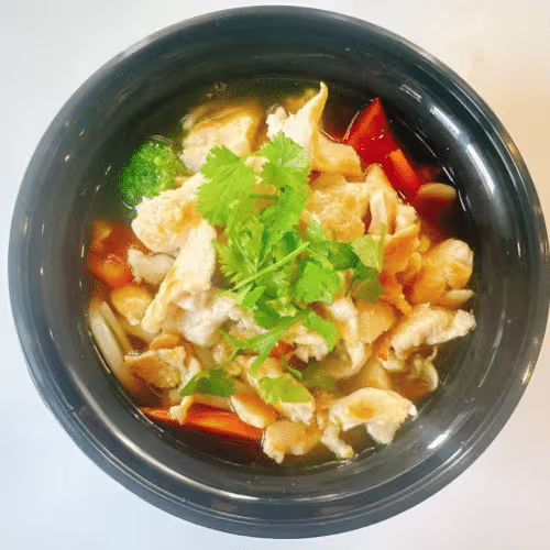Ramen mit gegrilltem Huhn