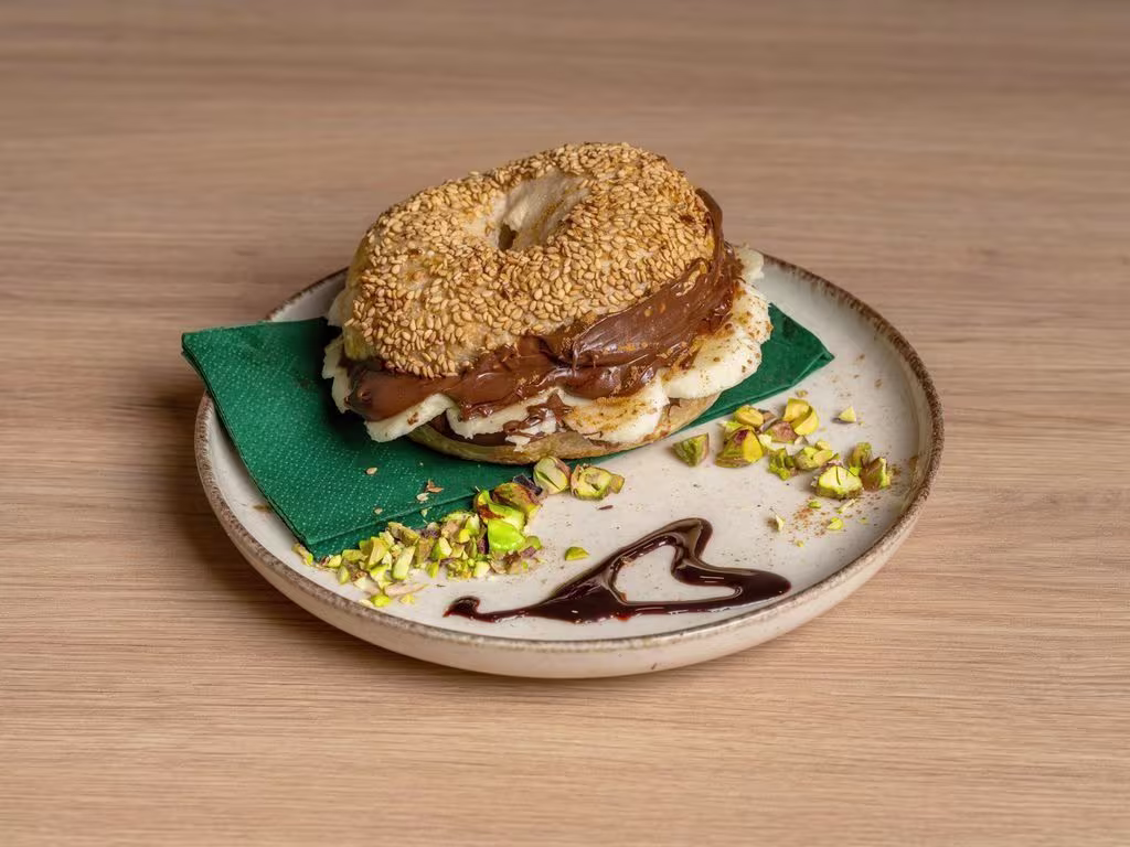 Nutella Bananen Bagel