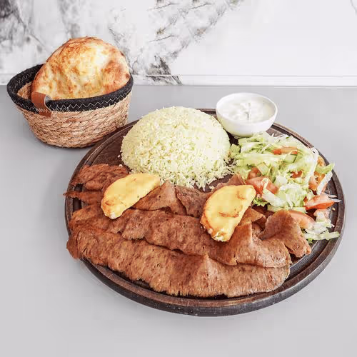 Kalb Kebap Teller mit Feta