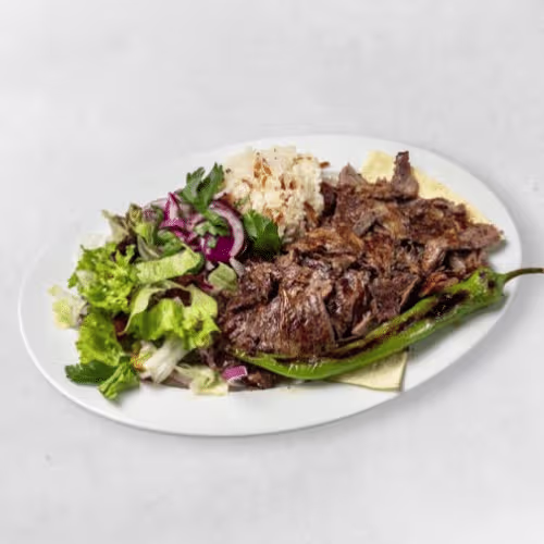 Kebap-Teller Kalbfleisch