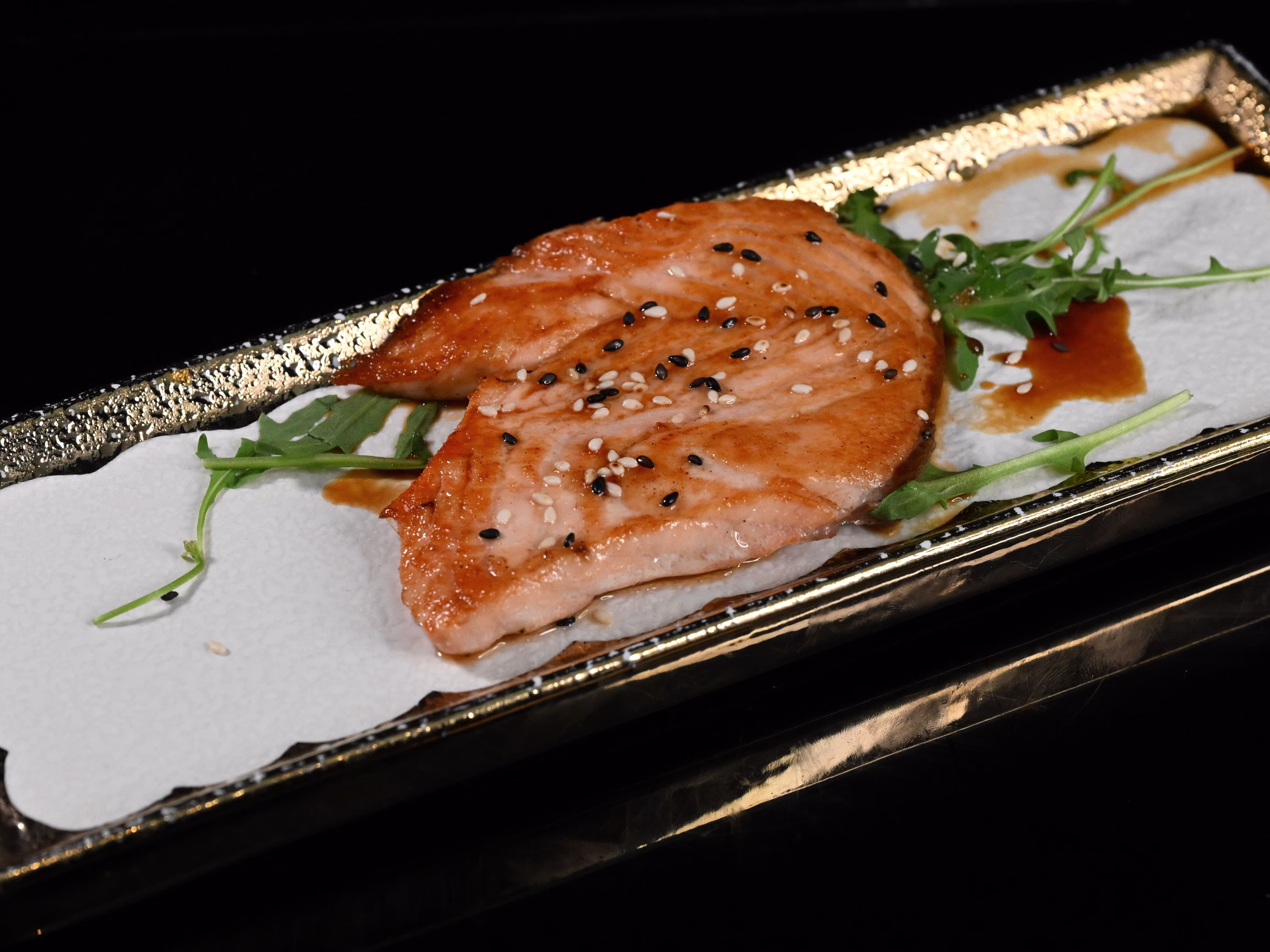 Salmon Teppan