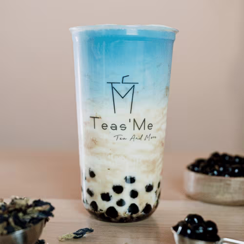 Butterfly Blue Milk Tea, L