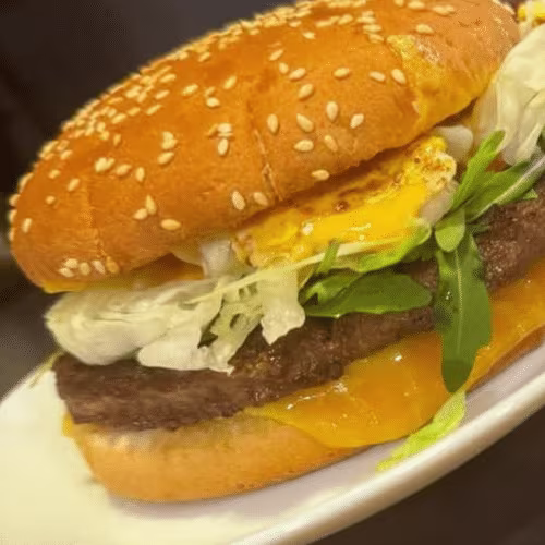 Pommes frites Burger