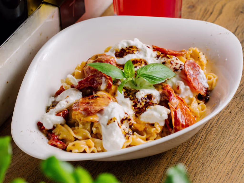Pasta Hot Honey Burrata
