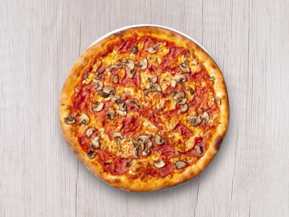 Pizza Prosciutto e funghi