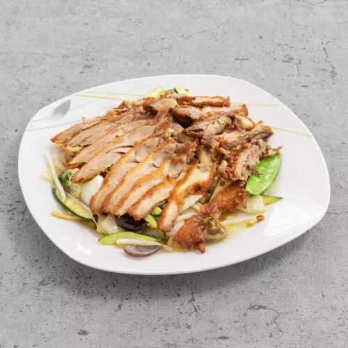 Knusprige Ente mit Wokgemüse