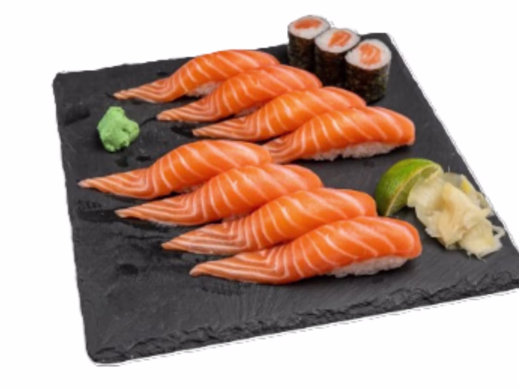Sake Sushi (mittel, 8 Stück)
