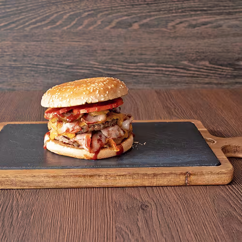 Doppel Bacon Burger