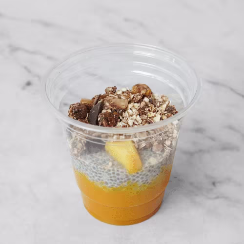 Chia Pudding mit Mango