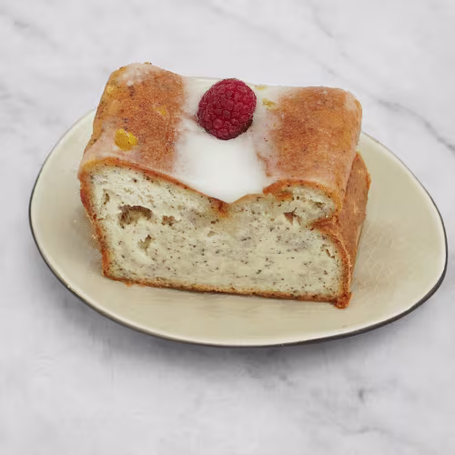 Kuchen Zitronen-Mohn, Stück glutenfrei
