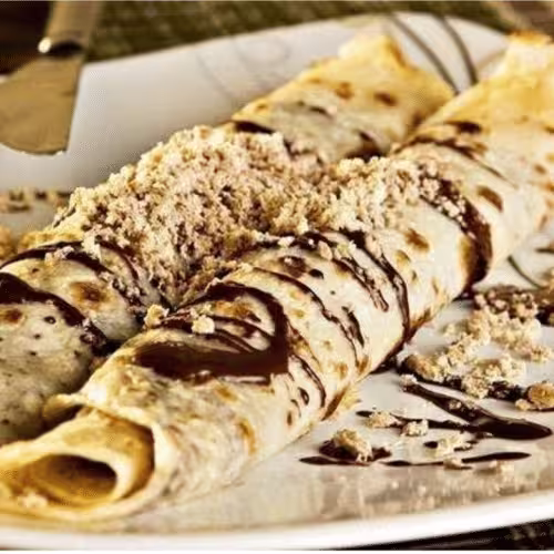 Palacinke sa nutelom I plazmom - Palatschinken mit Nutella