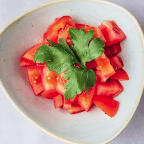 Paradajz salata - Tomatensalat