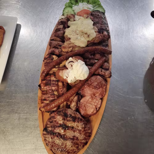 Ohrid gril plata za cetiri osobe - Grillplatte (für 4 Personen)