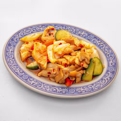 Szechuan Hühnerfleisch (scharf)