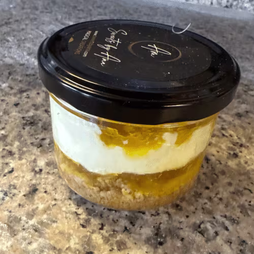 Mango Passionsfrucht im Glas Vegan
