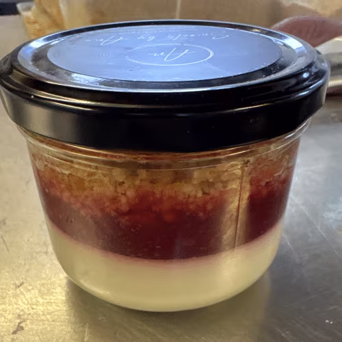 Panna Cotta mit Erdbeer