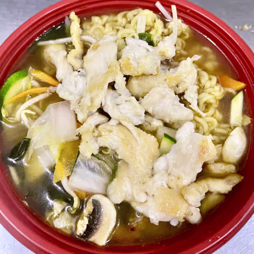 Ramen mit Hühnerfleisch