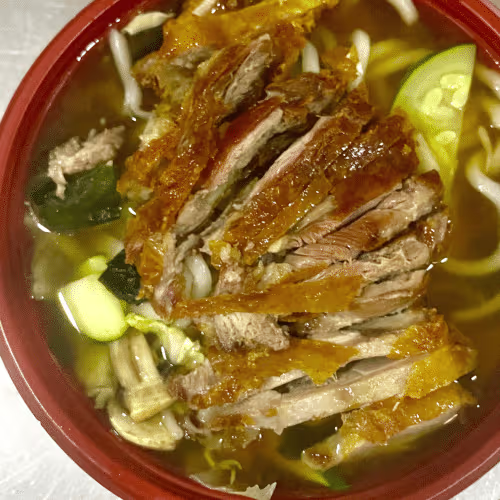 Ramen mit knuspriger Ente
