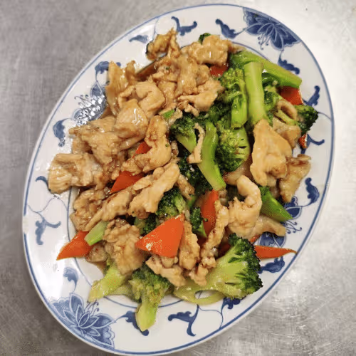 Hühnerfleisch mit Broccoli