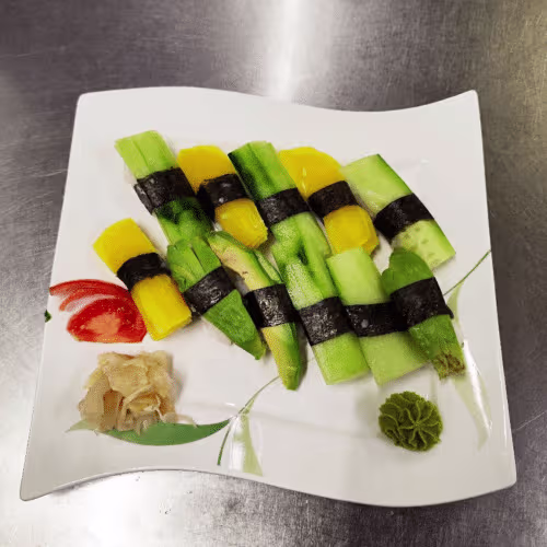 Vegetarische Sushi (10 Stück)
