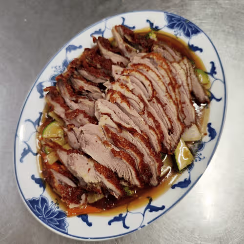 Ente nach Szechuan Art (scharf)