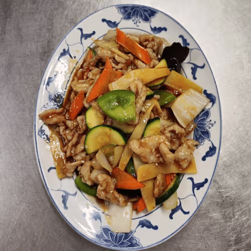 Schweinfleische nach Szechuan Art (scharf)