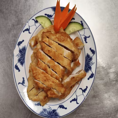 Knuspriges Huhn mit Süß-Sauer-Sauce