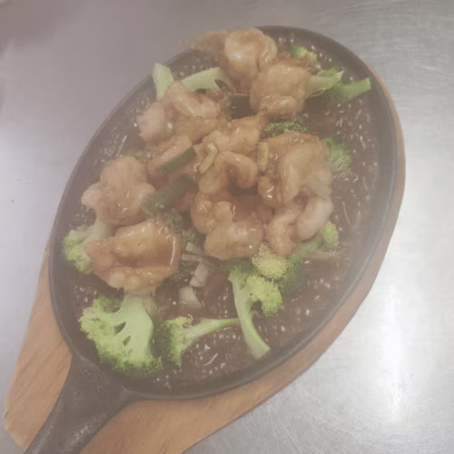 Garnelen in Butter-Knoblauchsauce